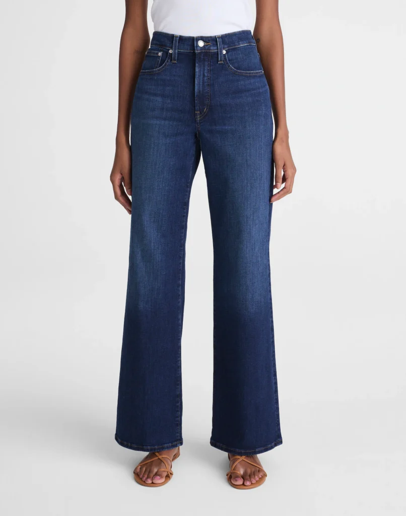 The Wide-Leg Jean in Super Stretch