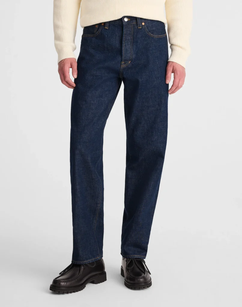 Loose Straight Jean in Japanese Selvedge