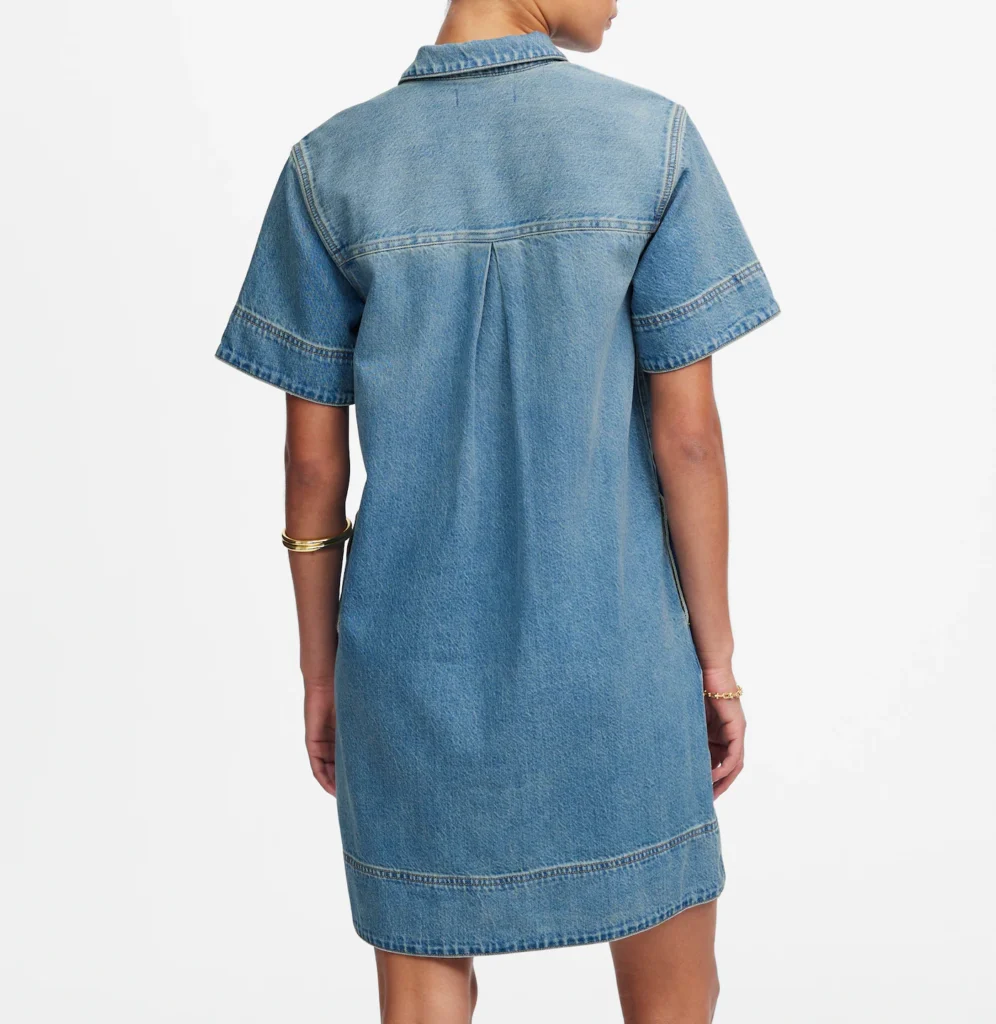 Denim Popover Dress - hover