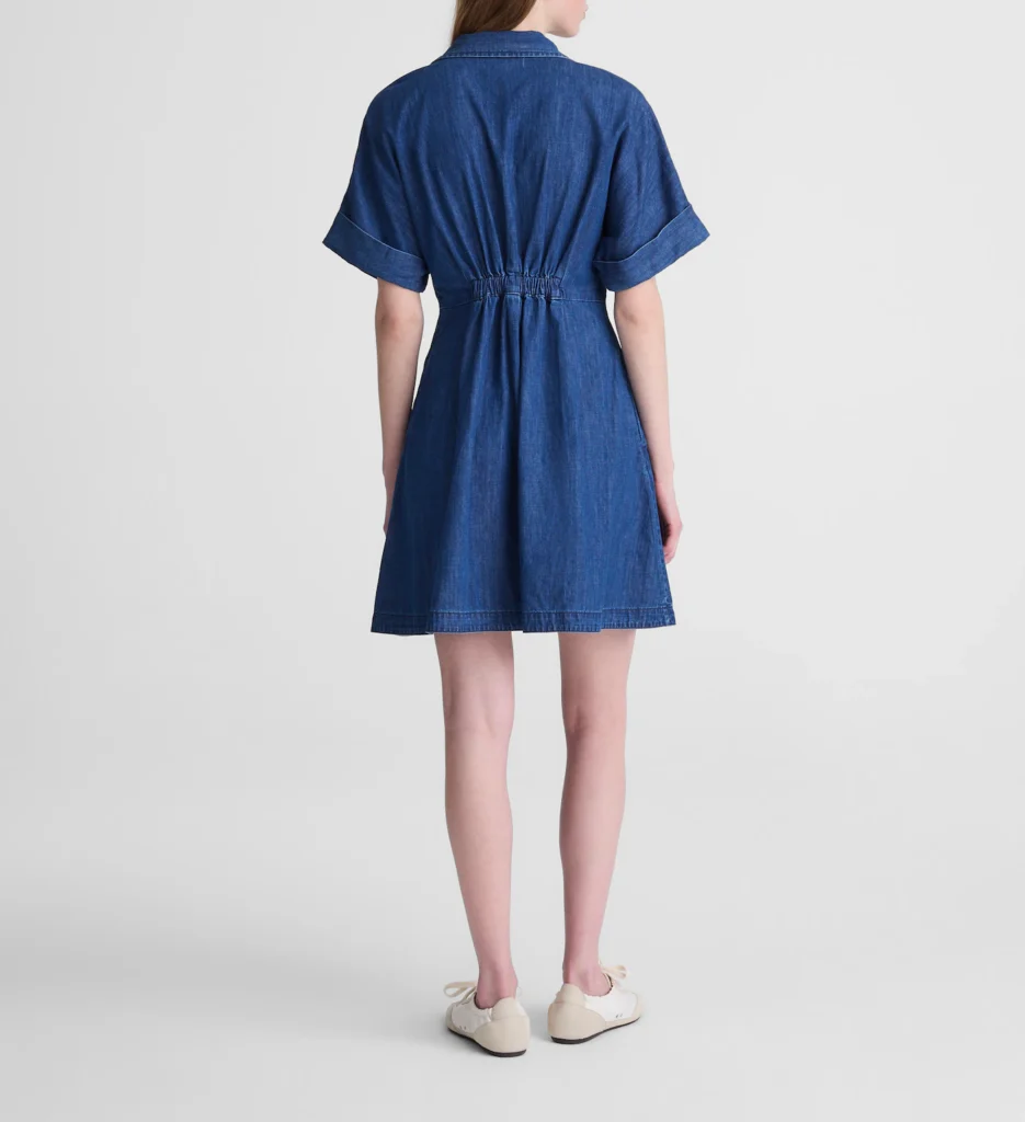 The Denim Perry Shirtdress - hover
