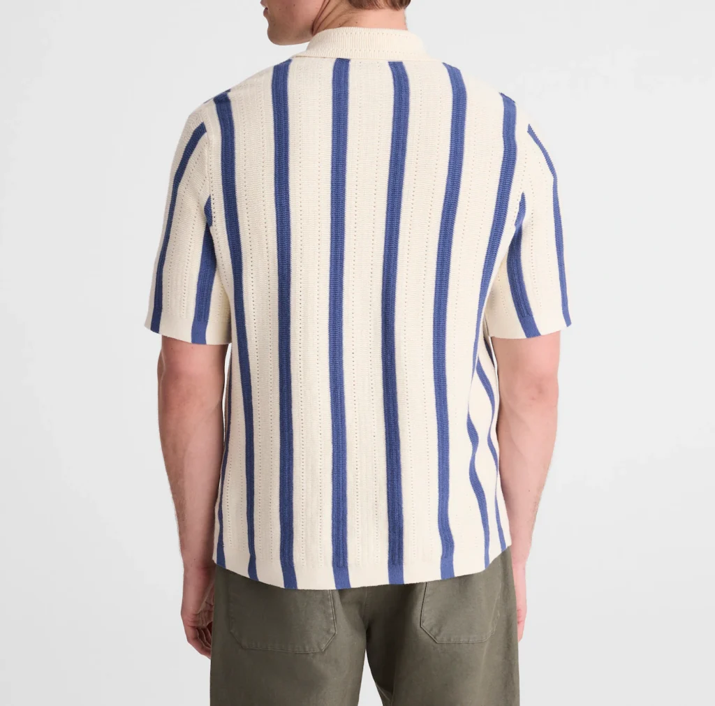 Button-Up Sweater Polo - hover