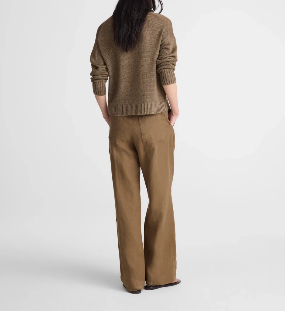 The Zoe Relaxed Straight Pant - hover
