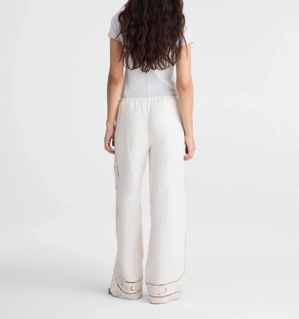Eyelet Drawstring Pants - hover