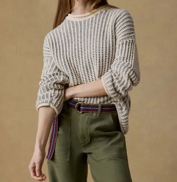 Heirloom Cotton Rollneck Sweater