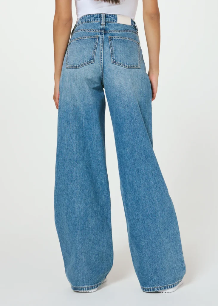 Jules Pleated Denim Trouser - hover