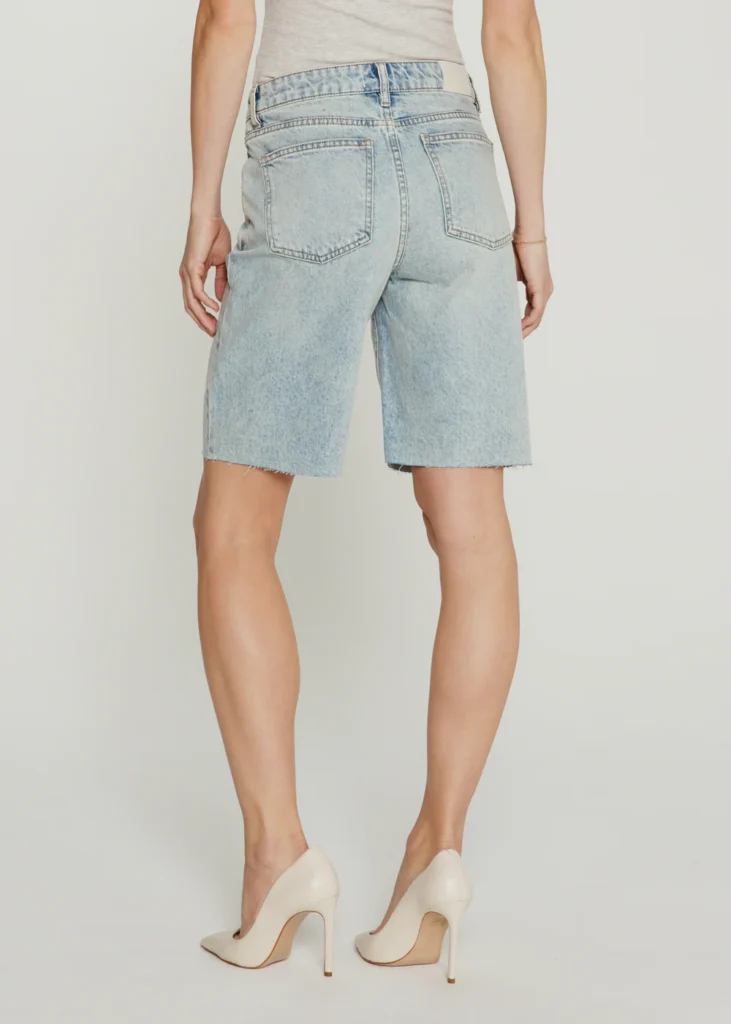 Bobbi Longline Denim Short - hover