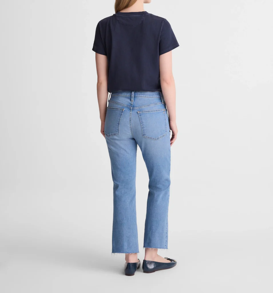 The Flare Crop Jean in Super Stretch - hover