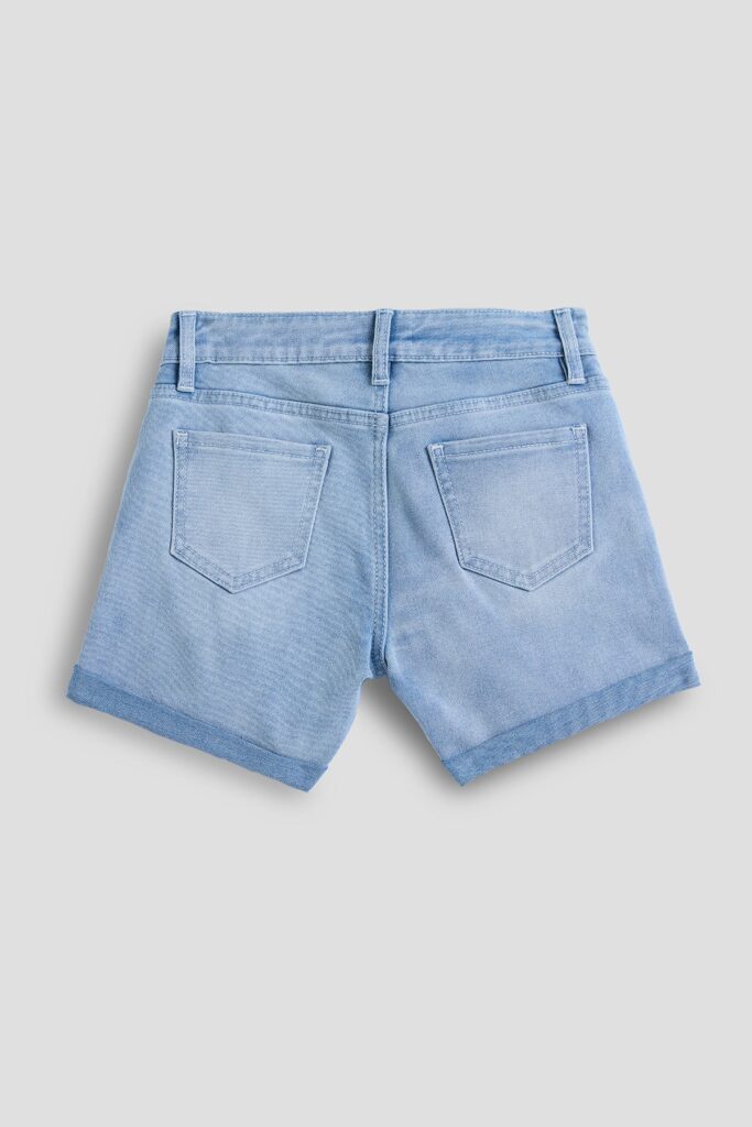 Girls Shorts With Rolled Up Cuff - hover